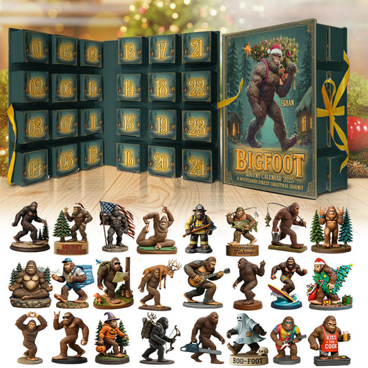 Abenteuer erwartet dich – Personalisierter Wander-Adventskalender zum Zusammenfalten mit Ornamenten