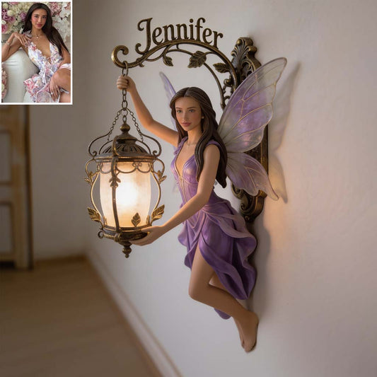 Aesthetic Fairy Decor - Personalized Self Love Wooden Wall Mount Sign