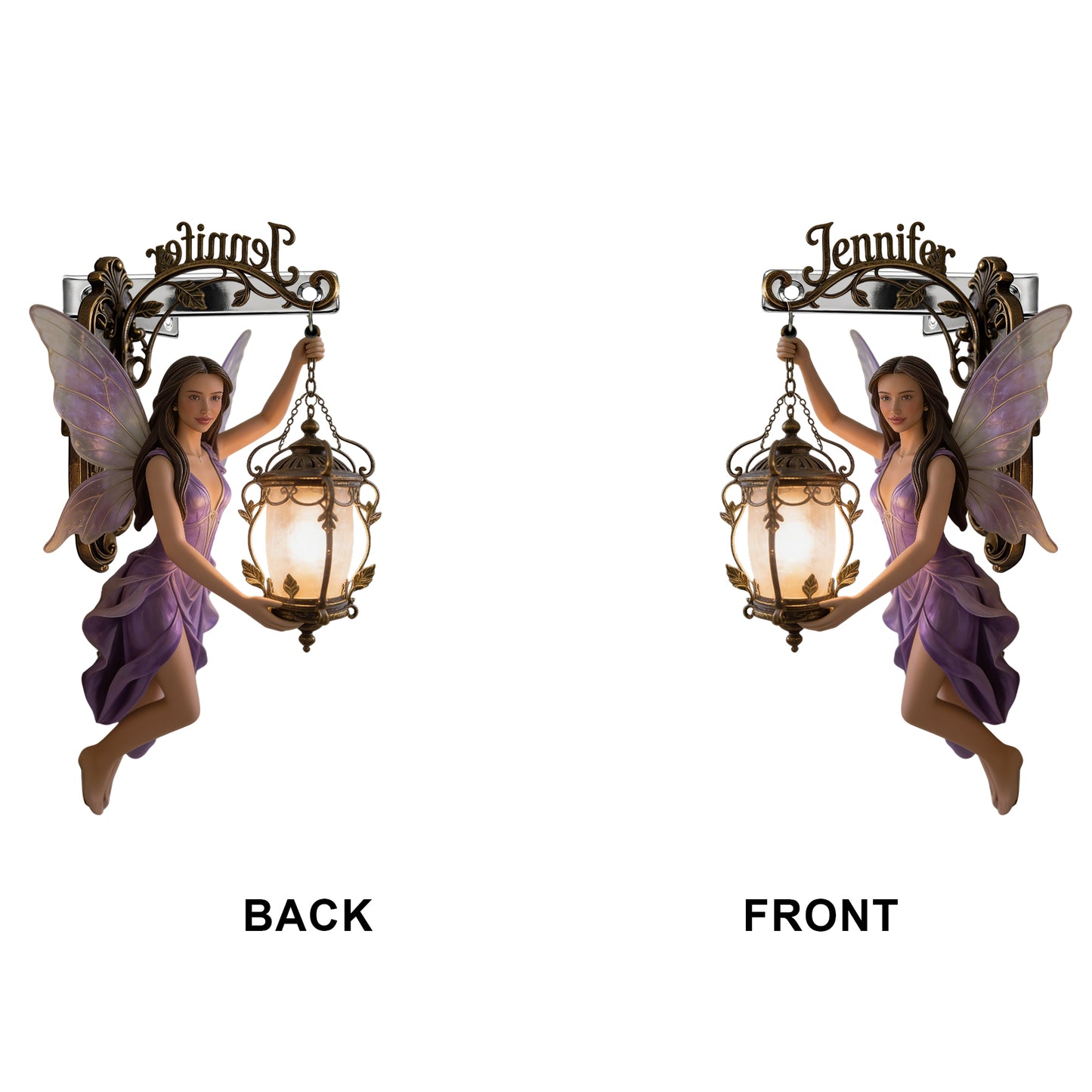 Aesthetic Fairy Decor - Personalized Self Love Wooden Wall Mount Sign