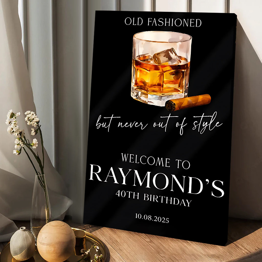 Happy Birthday - Personalized Birthday Canvas And Poster