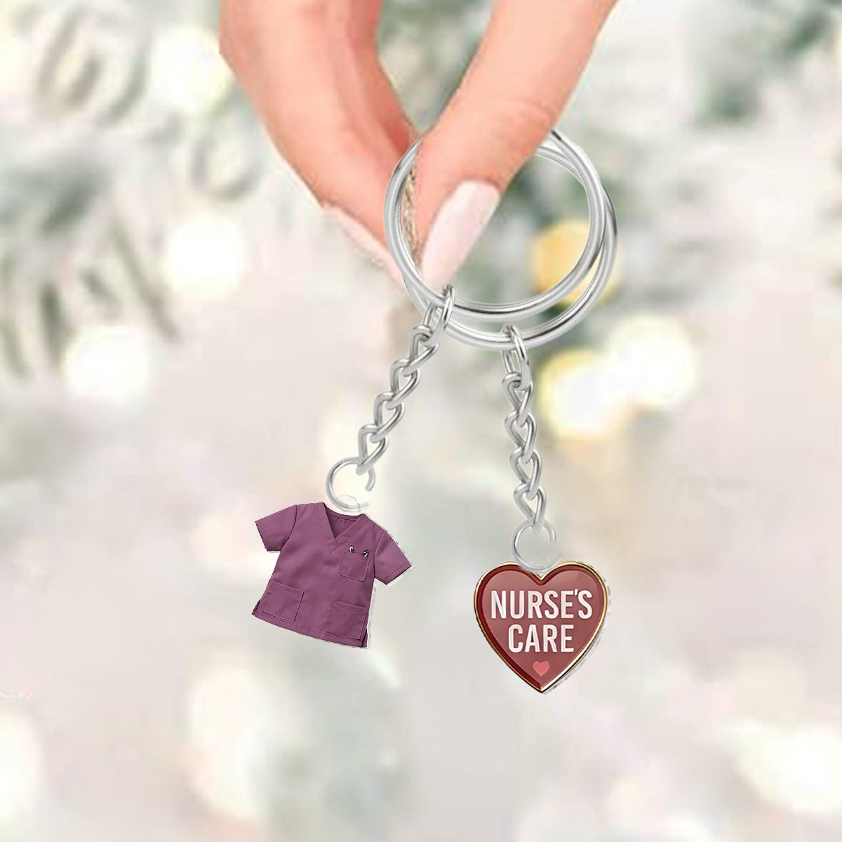 Nurse Life - Personalized Nurse Advent Calendar With Ornaments