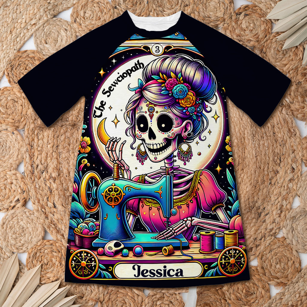La couturière - Robe-t-shirt de nuit personnalisée à coudre