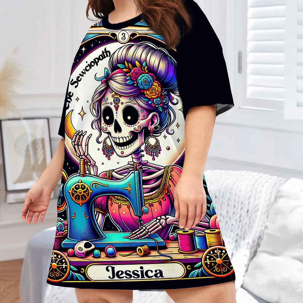 La couturière - Robe-t-shirt de nuit personnalisée à coudre