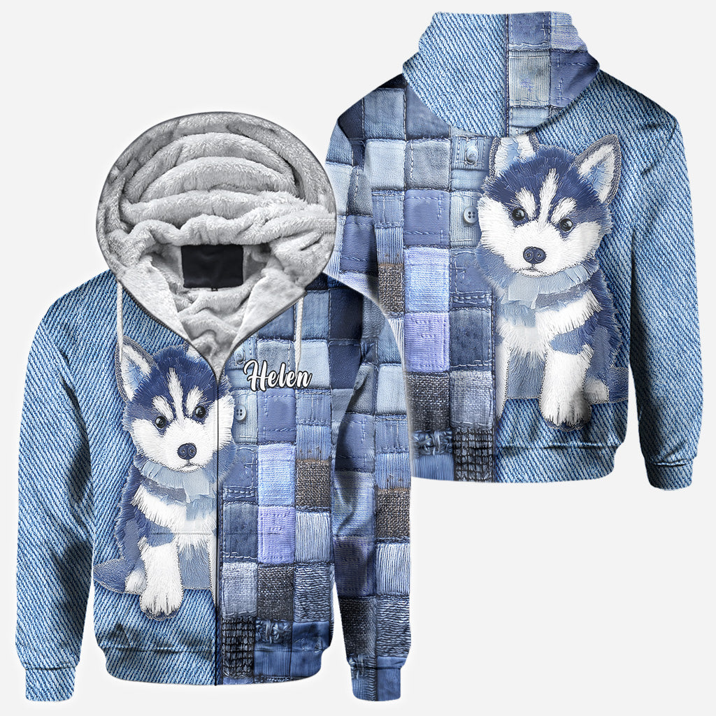 T-shirt personnalisé « J’adore les Huskys de Sibérie »