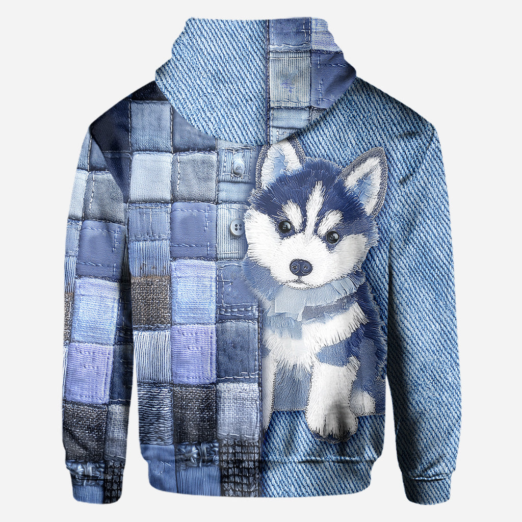 T-shirt personnalisé « J’adore les Huskys de Sibérie »