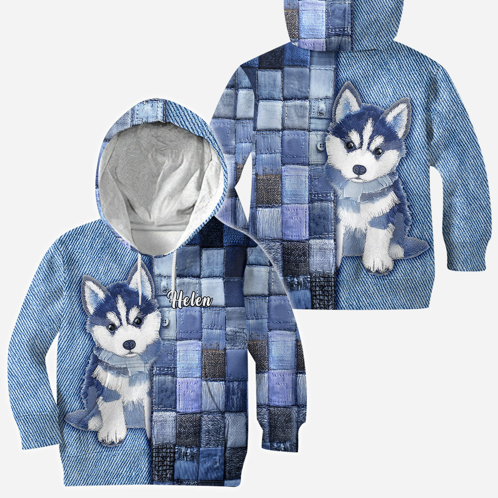 T-shirt personnalisé « J’adore les Huskys de Sibérie »