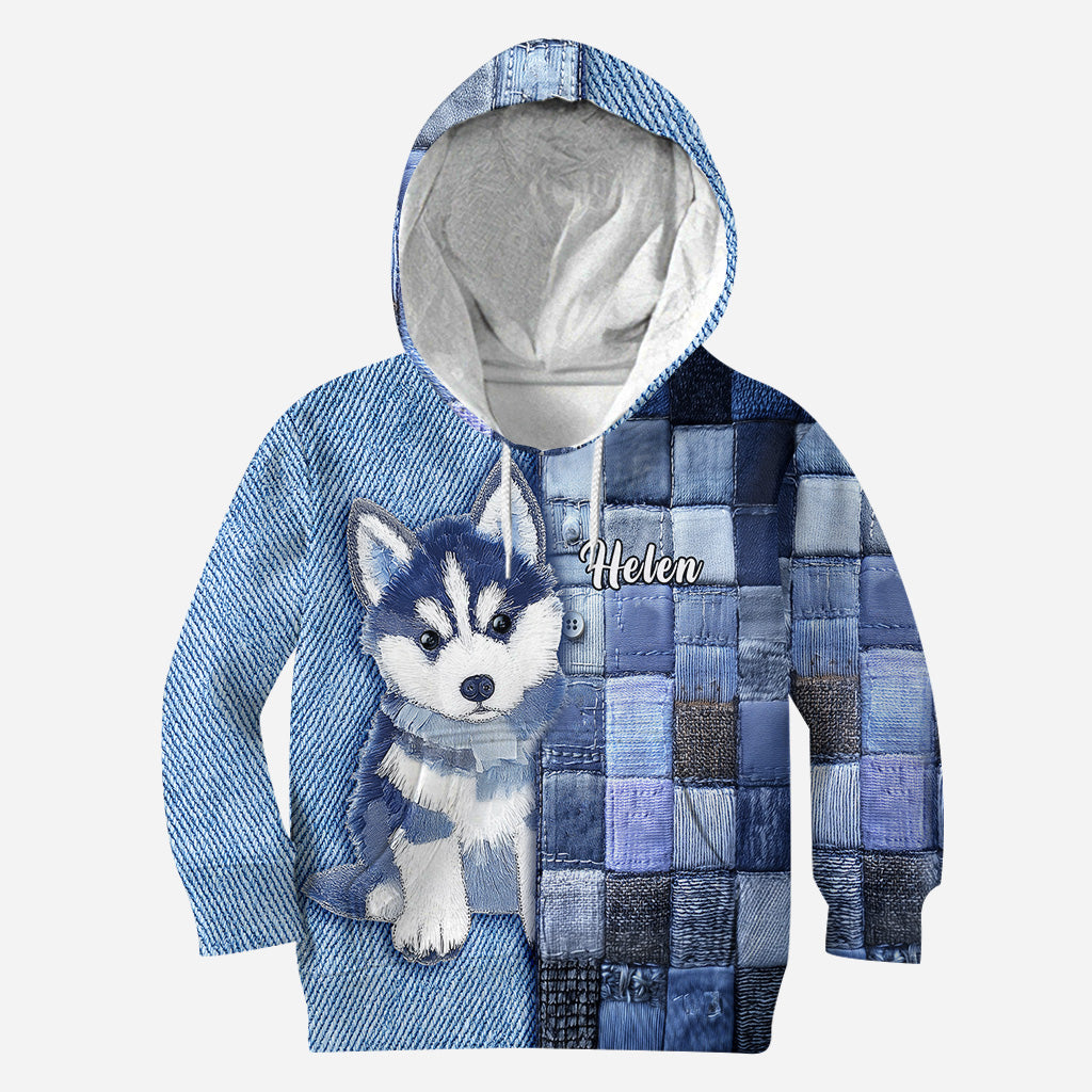 T-shirt personnalisé « J’adore les Huskys de Sibérie »