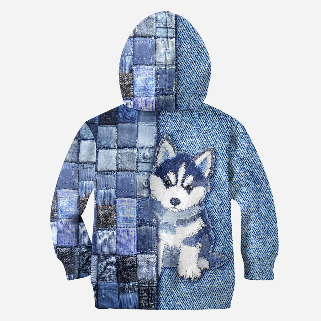 T-shirt personnalisé « J’adore les Huskys de Sibérie »