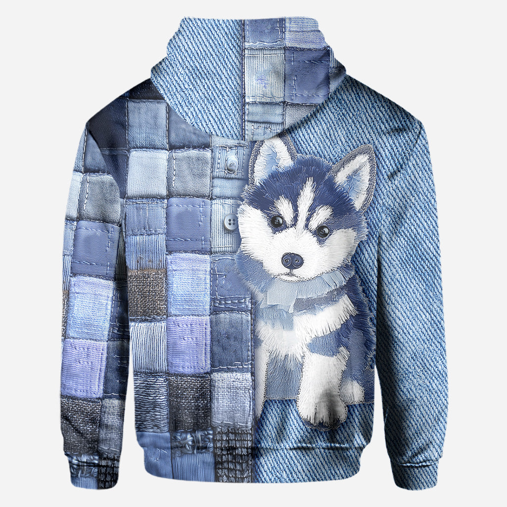 T-shirt personnalisé « J’adore les Huskys de Sibérie »