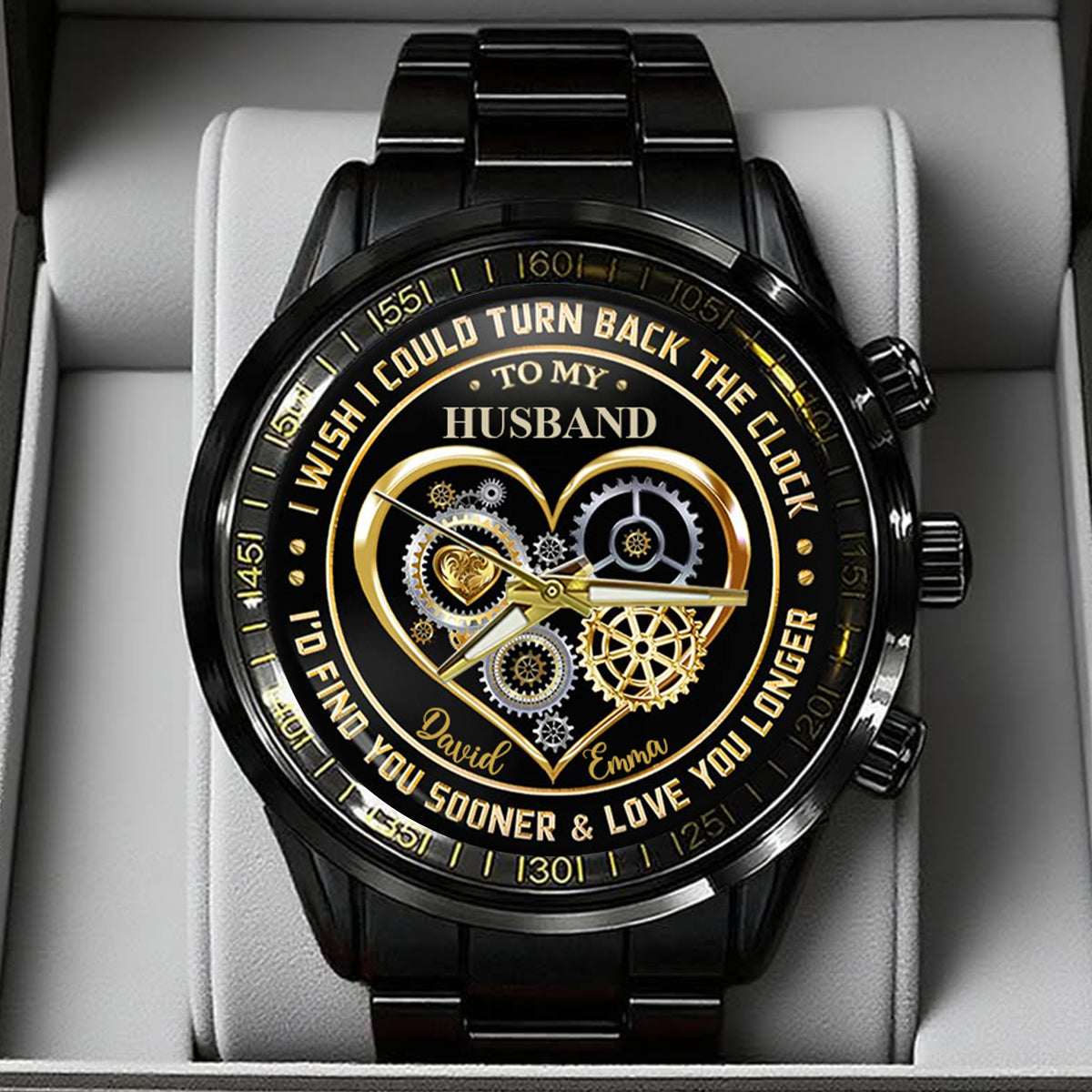 I Love You - Personalized Couple Hand Watch