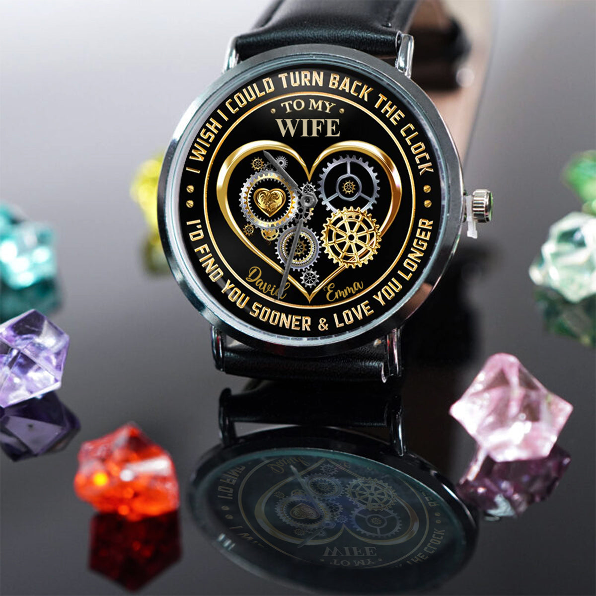 I Love You - Personalized Couple Hand Watch