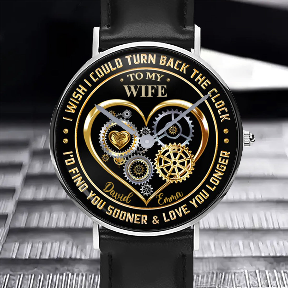 I Love You - Personalized Couple Hand Watch