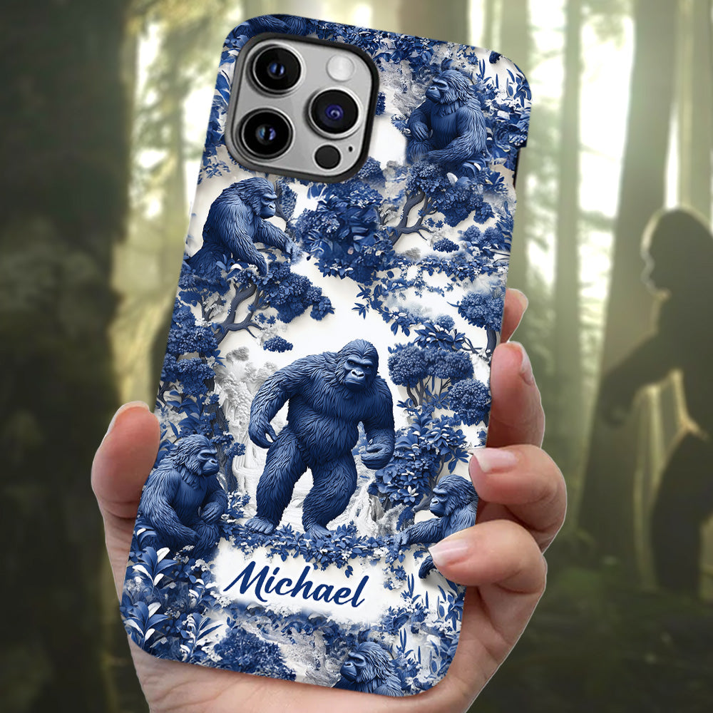 Bigfoot Sommer-Vibes – Personalisierte Handyhülle mit Wandermotiv