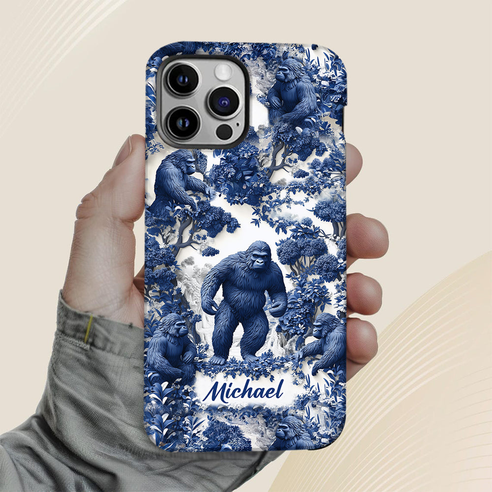 Bigfoot Sommer-Vibes – Personalisierte Handyhülle mit Wandermotiv