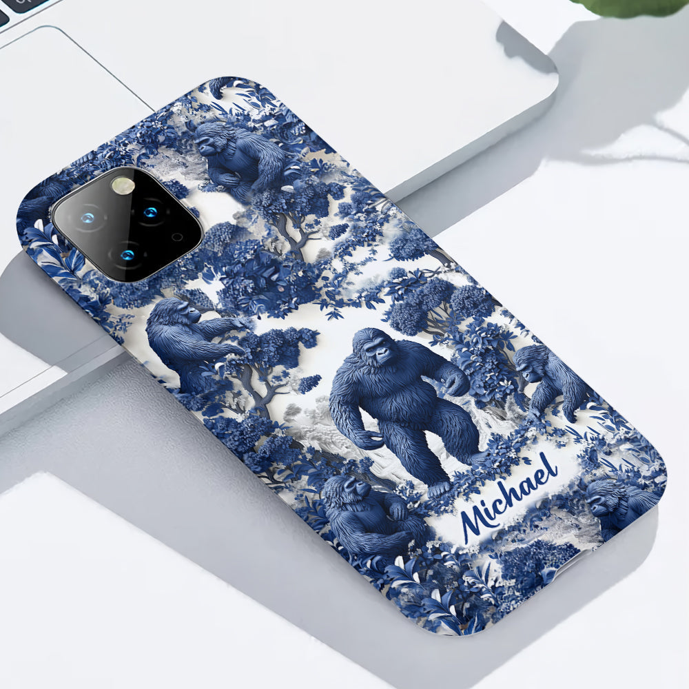 Bigfoot Sommer-Vibes – Personalisierte Handyhülle mit Wandermotiv