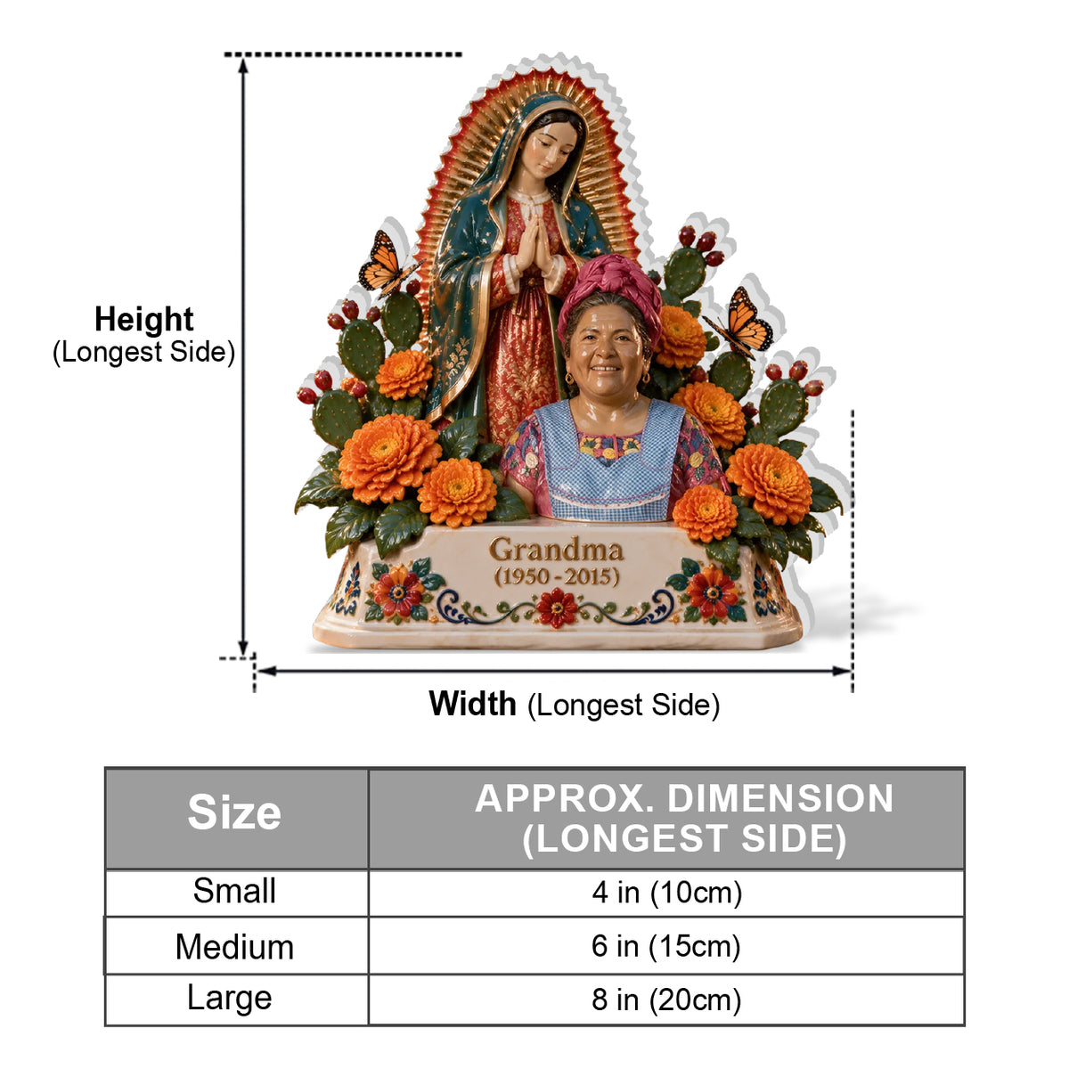 Memorial Gift for Lost of Loved Ones - Personalized Memorial 3D Plaque