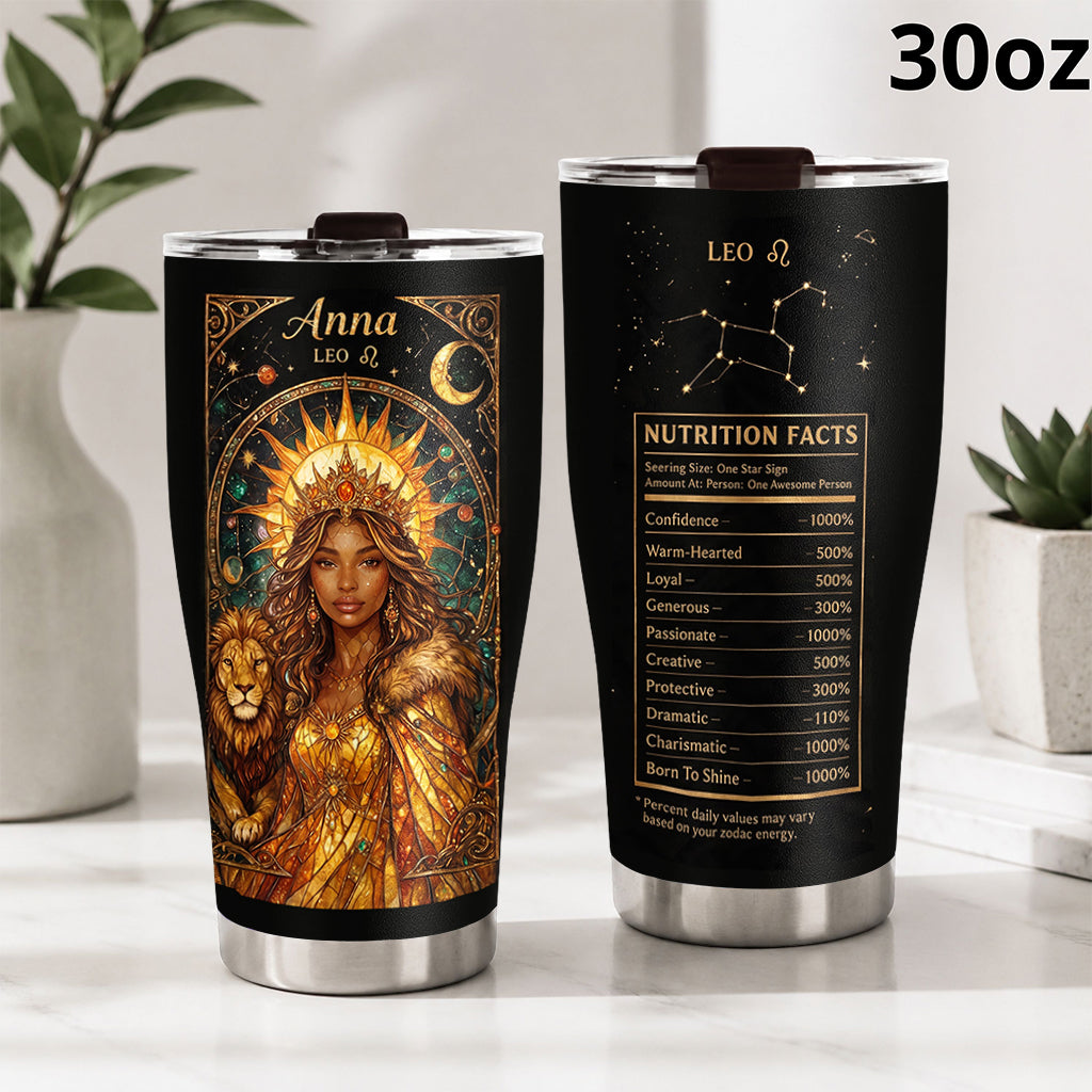 Zodiac Ernährungsfakten - Personalisierter Horoskop-Becher