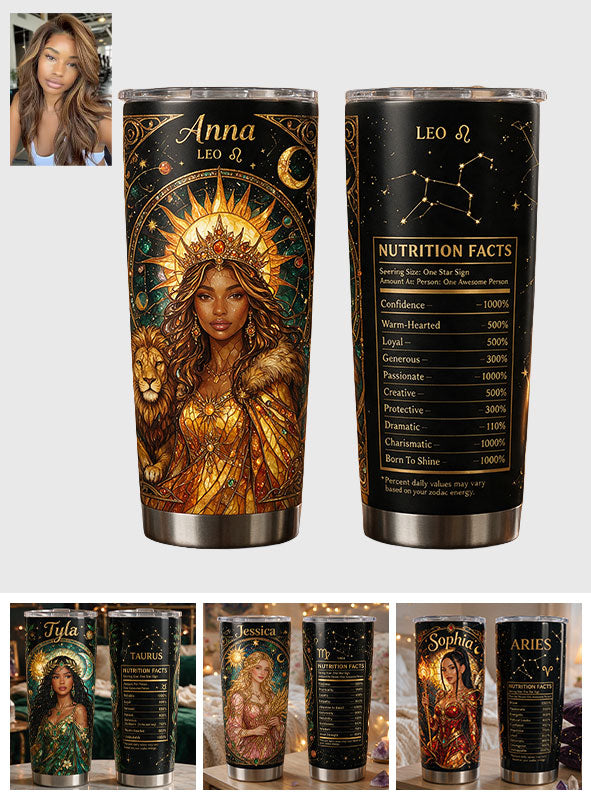 Zodiac Ernährungsfakten - Personalisierter Horoskop-Becher