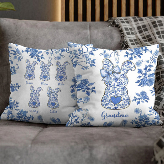 Grandma's Peeps - Personalized Grandma Throw Pillow