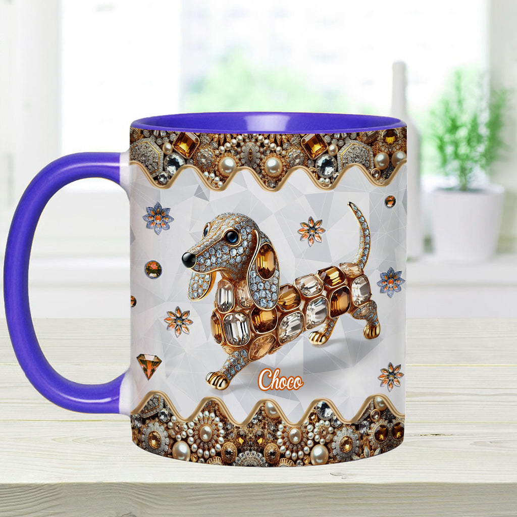Mug personnalisé « J’adore les teckels »