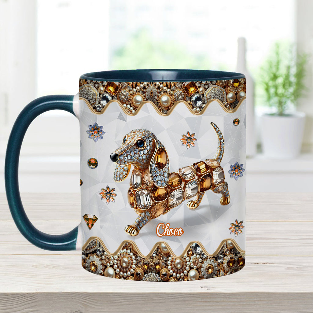 Mug personnalisé « J’adore les teckels »