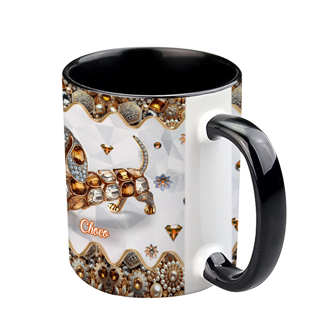 Mug personnalisé « J’adore les teckels »