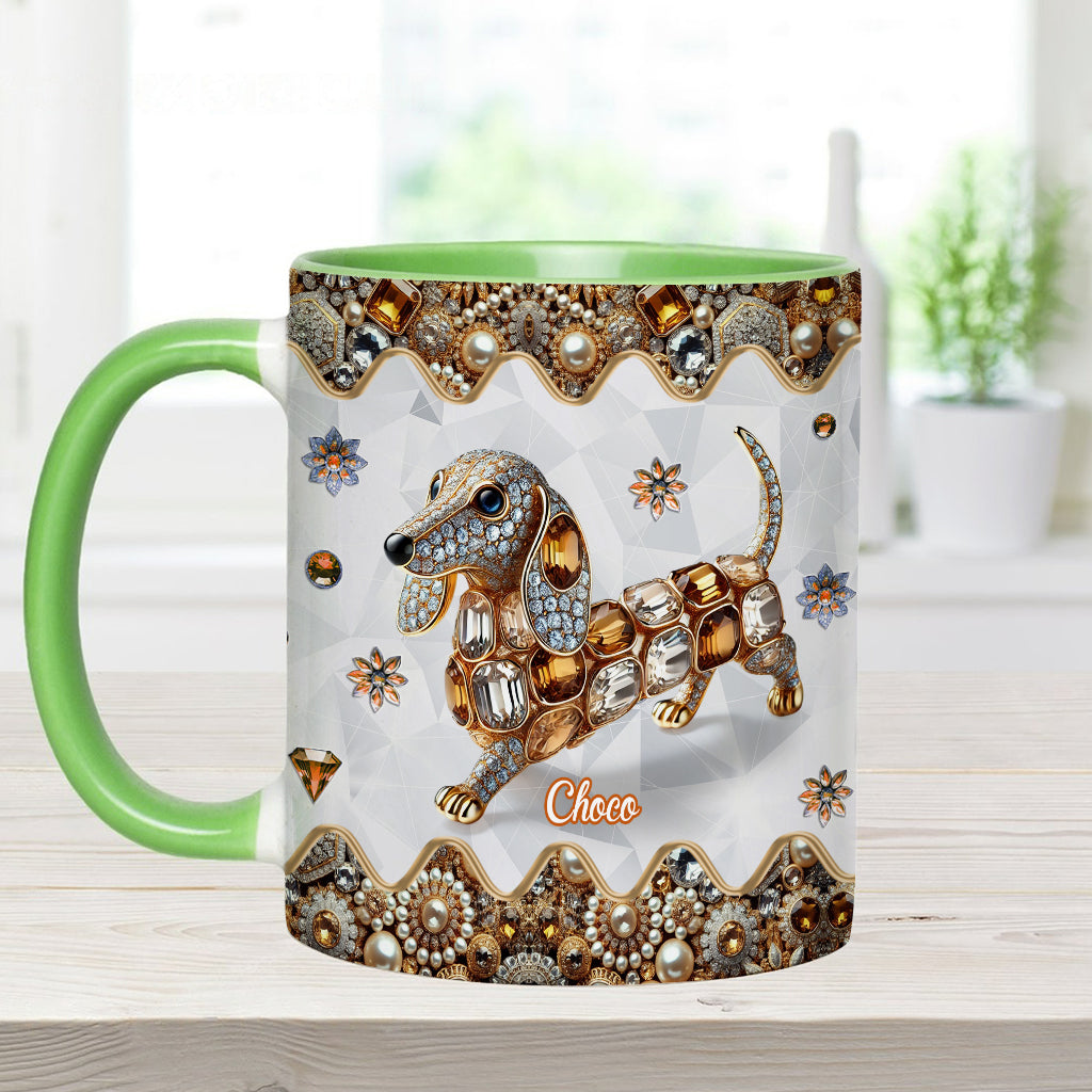 Mug personnalisé « J’adore les teckels »