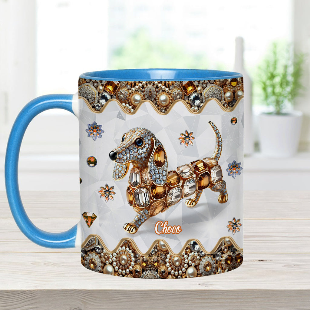 Mug personnalisé « J’adore les teckels »