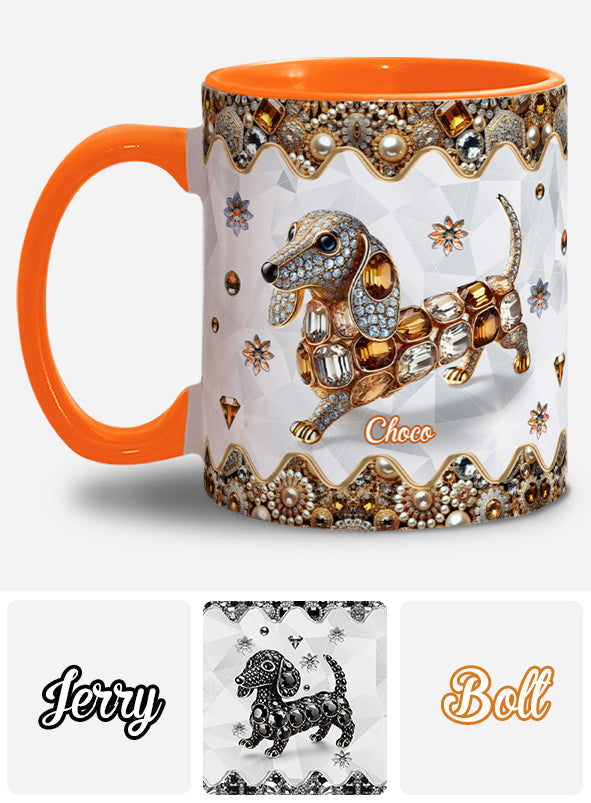 Mug personnalisé « J’adore les teckels »