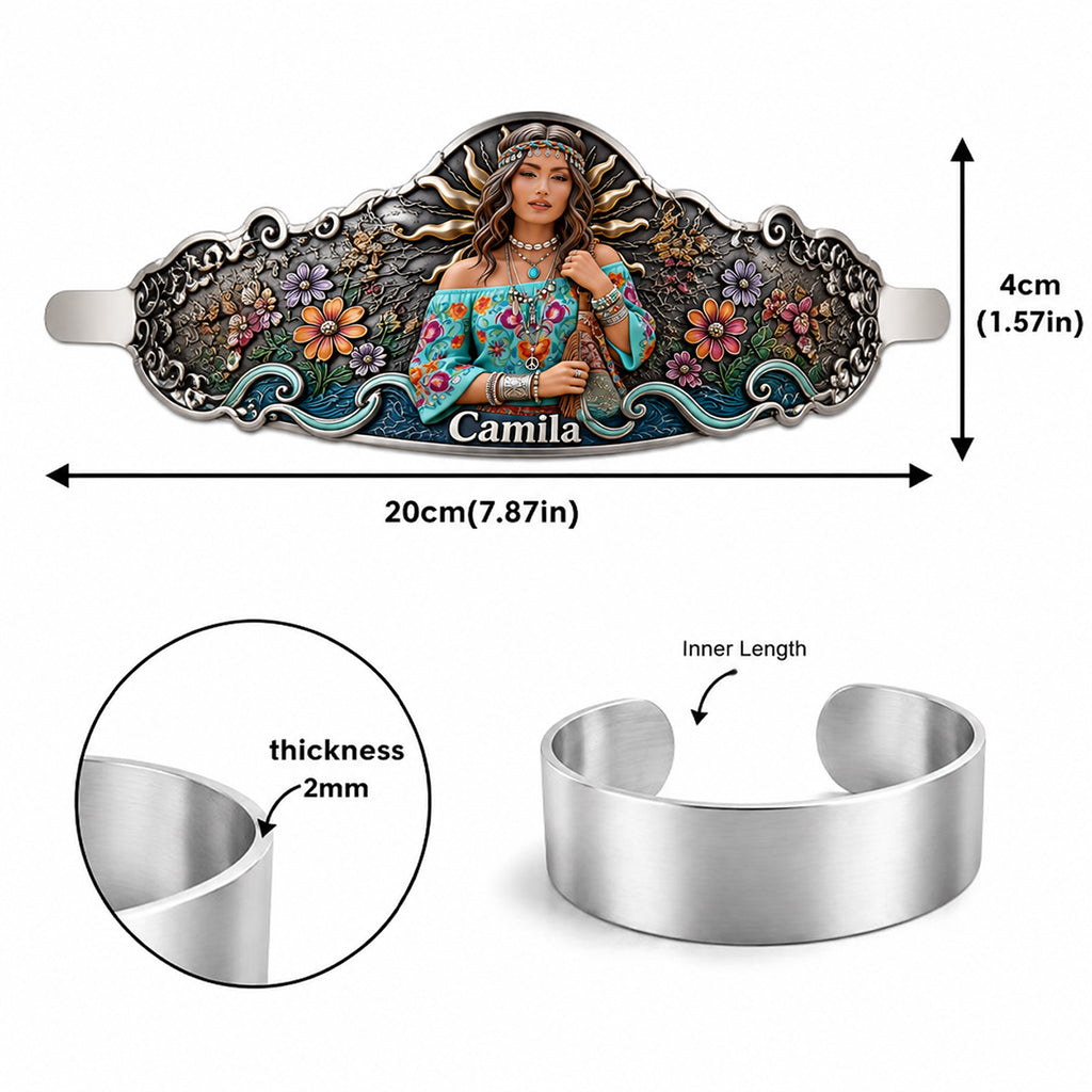 Any Photo Hippie Soul - Personalisierbares Hippie-Armband