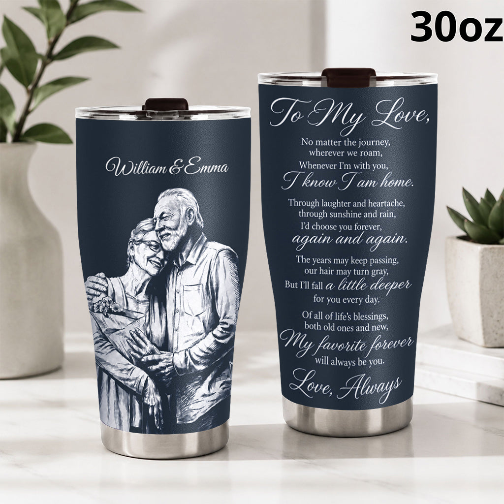 À Mon Amour - Tasse Personnalisée pour Couple