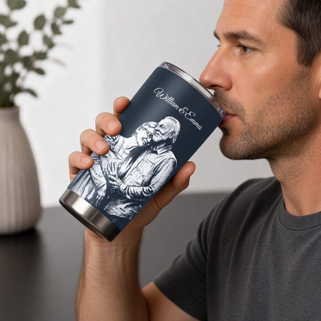 À Mon Amour - Tasse Personnalisée pour Couple