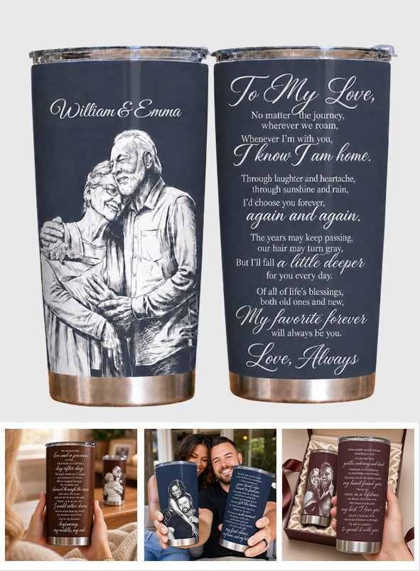À Mon Amour - Tasse Personnalisée pour Couple