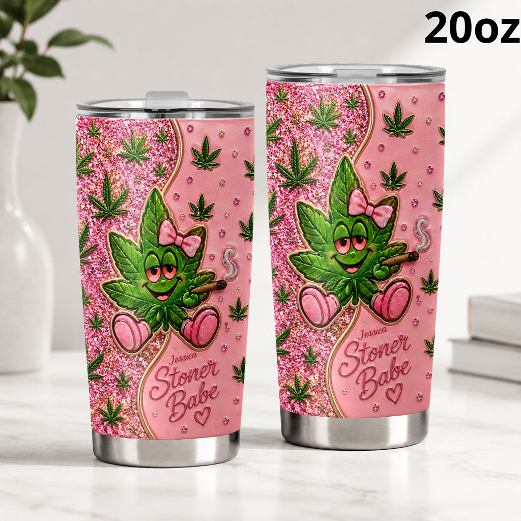 Stoner Babe - Personalisierter Weed Tumbler