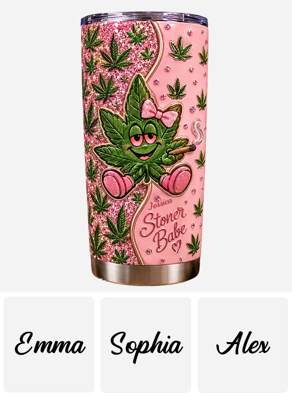 Stoner Babe - Personalisierter Weed Tumbler