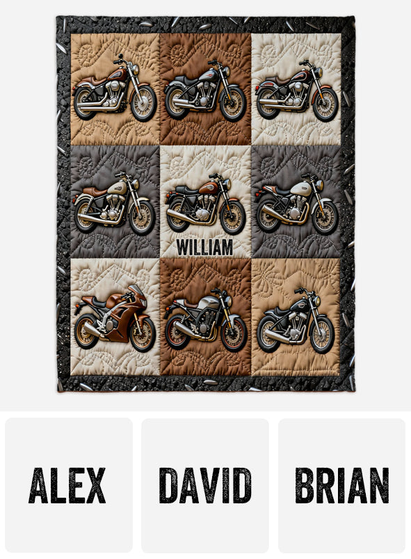 Motorrad - Personalisierte Biker-Decke