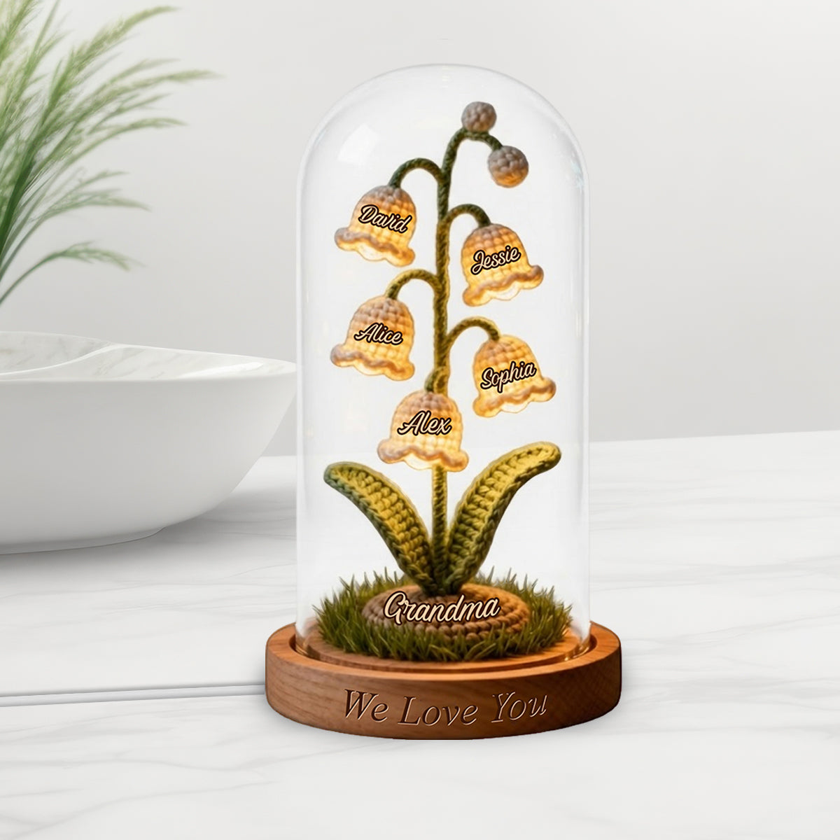 Perfect Gift For Mom & Grandma - Personalized Mother Acrylic LED Night Light