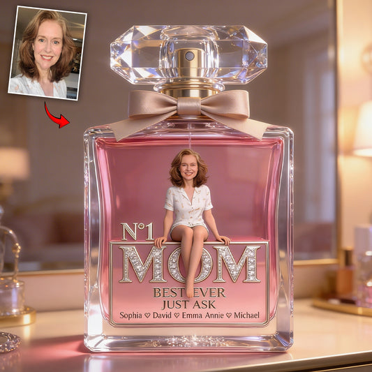 Die beste Mama - Personalisierte Mutter Acrylplakette in Form