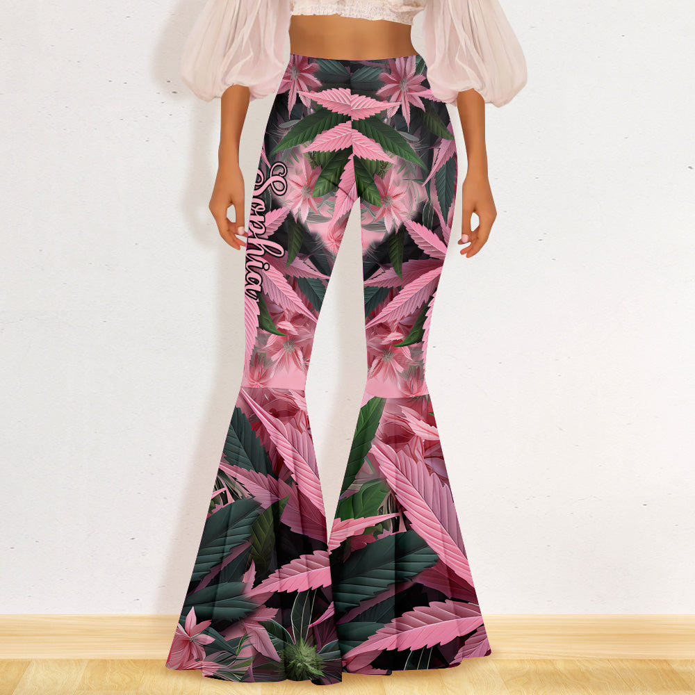 Stoner Chick - Leggings personnalisés à motif cannabis