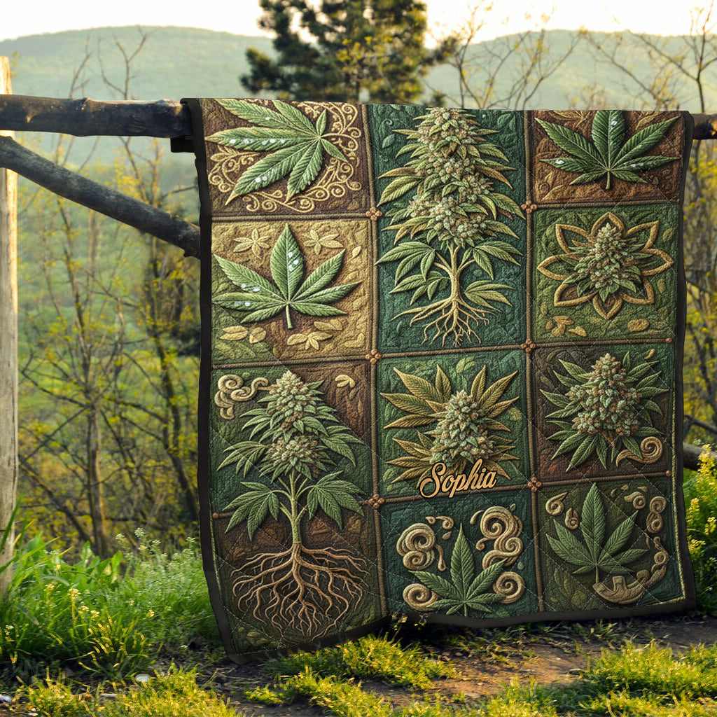 High werden – Personalisierte Weed-Decke