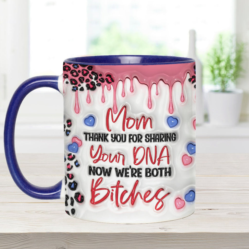 Thank You For Sharing Your DNA - Personalized Mother Accent Mug