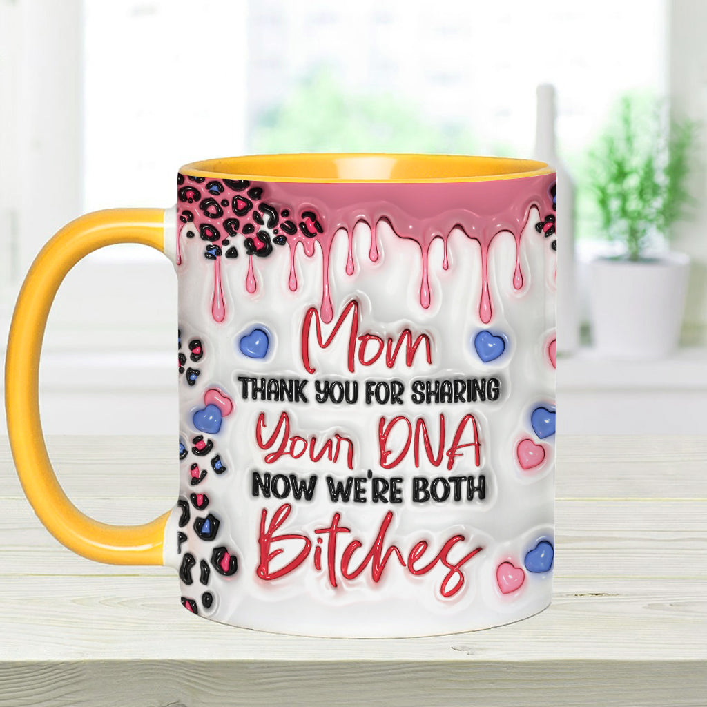 Thank You For Sharing Your DNA - Personalized Mother Accent Mug