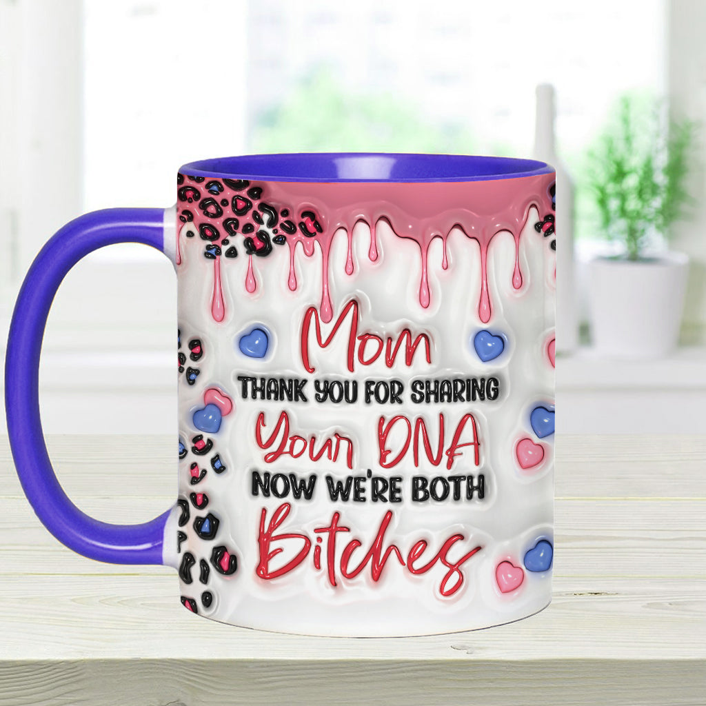 Thank You For Sharing Your DNA - Personalized Mother Accent Mug