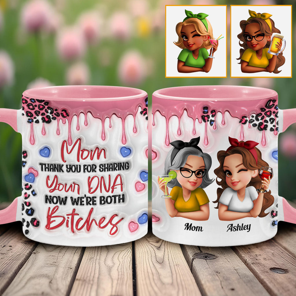 Thank You For Sharing Your DNA - Personalized Mother Accent Mug