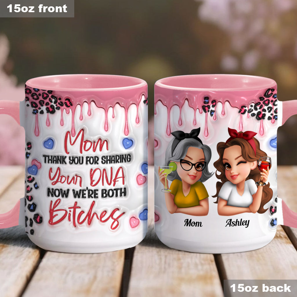 Thank You For Sharing Your DNA - Personalized Mother Accent Mug