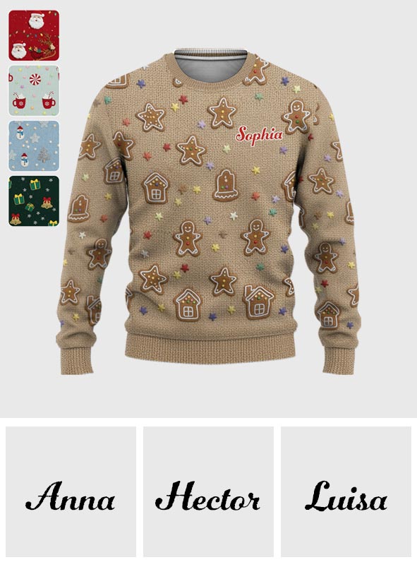 Tricot de Noël - Pull moche de Noël personnalisé