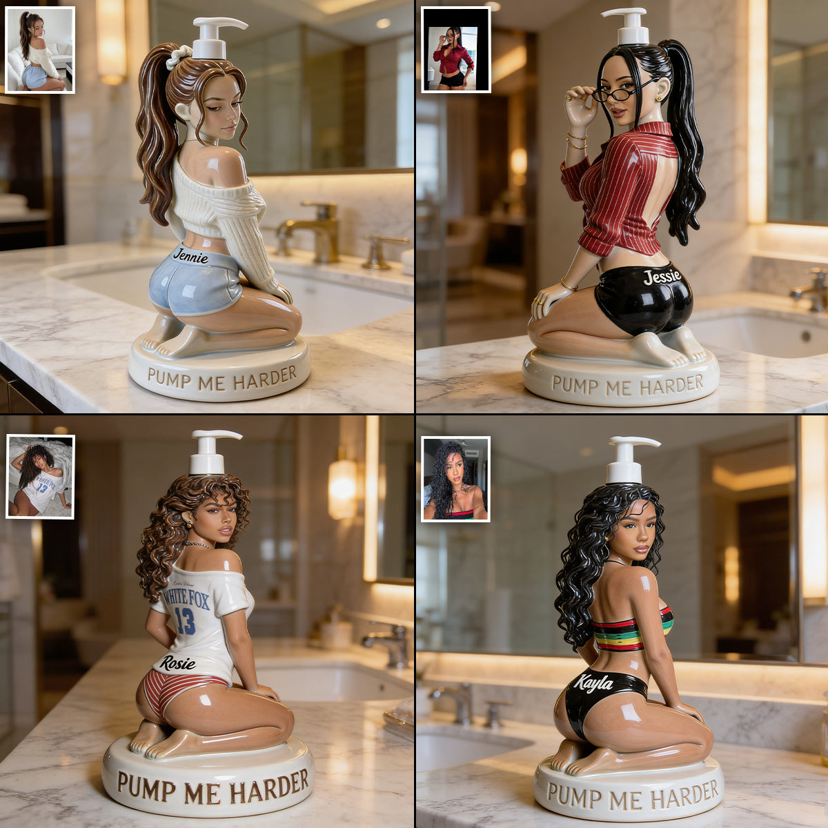 Pump Me Harder - Personalisierter Würziger Pumpenspender