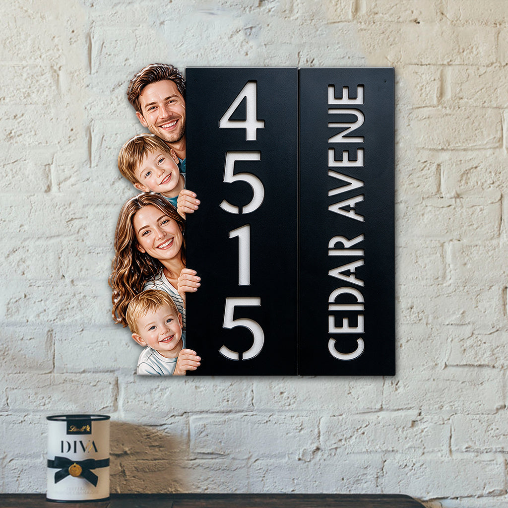 Custom Any Photo - Personalized Family 3D Printed Cut Metal Sign
