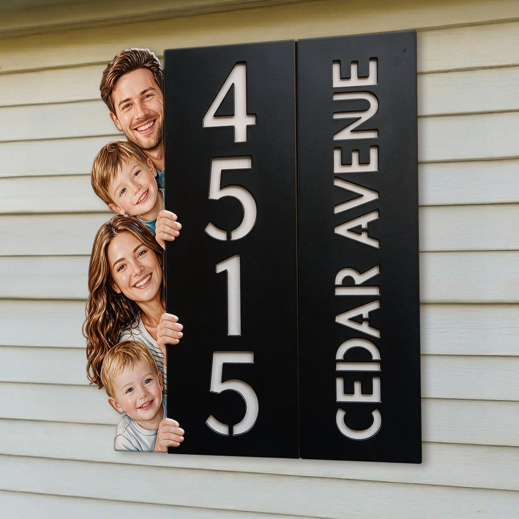 Custom Any Photo - Personalized Family 3D Printed Cut Metal Sign
