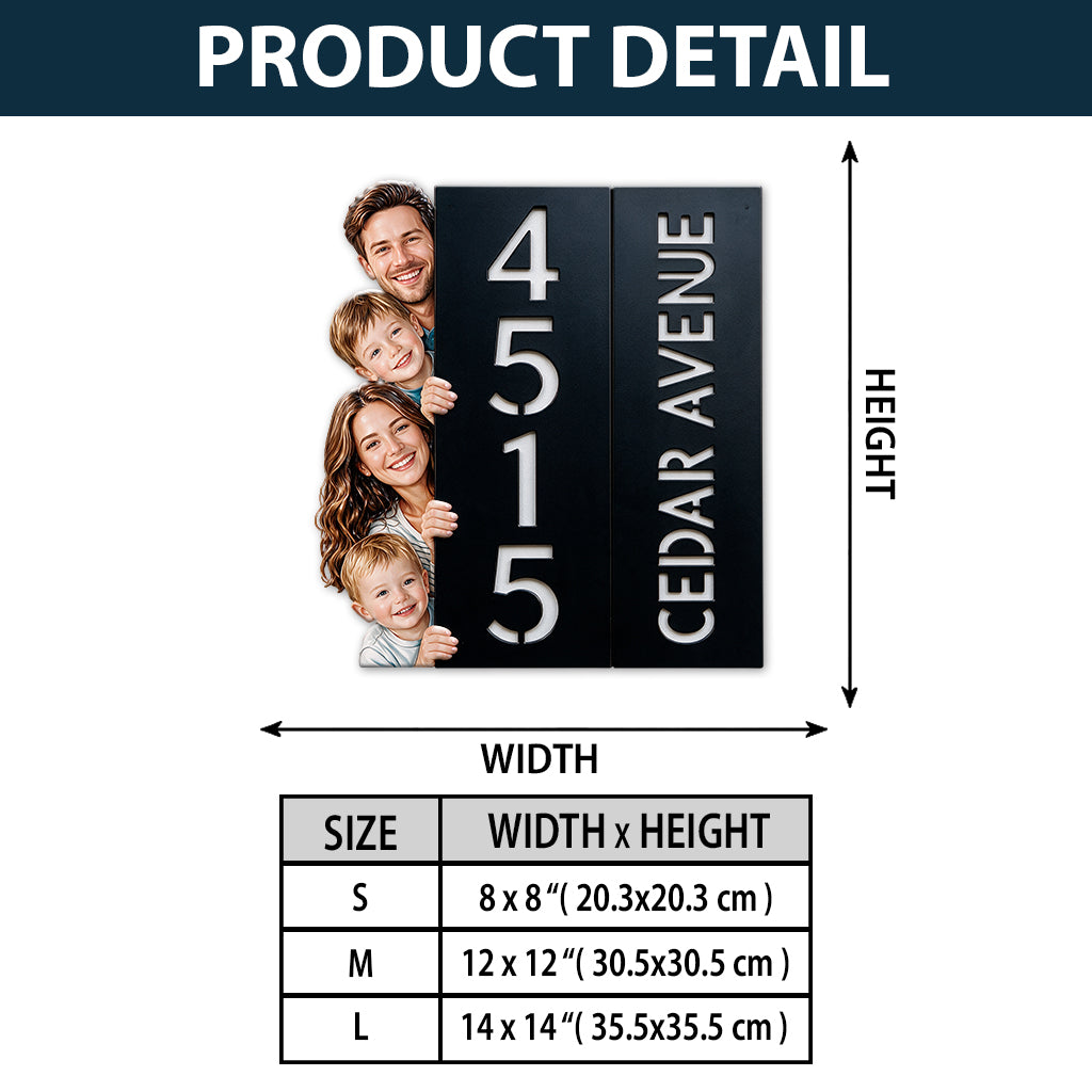 Custom Any Photo - Personalized Family 3D Printed Cut Metal Sign